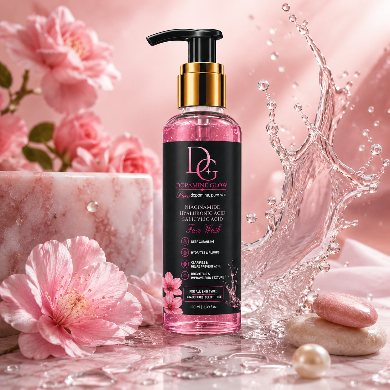 Dopamine Glow Face Wash.