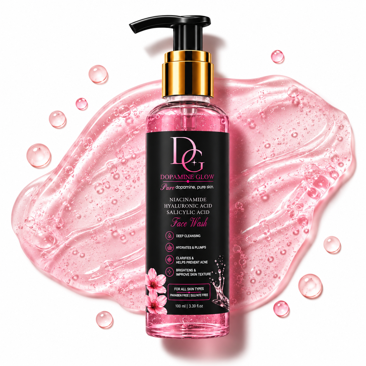 Dopamine Glow Face Wash.