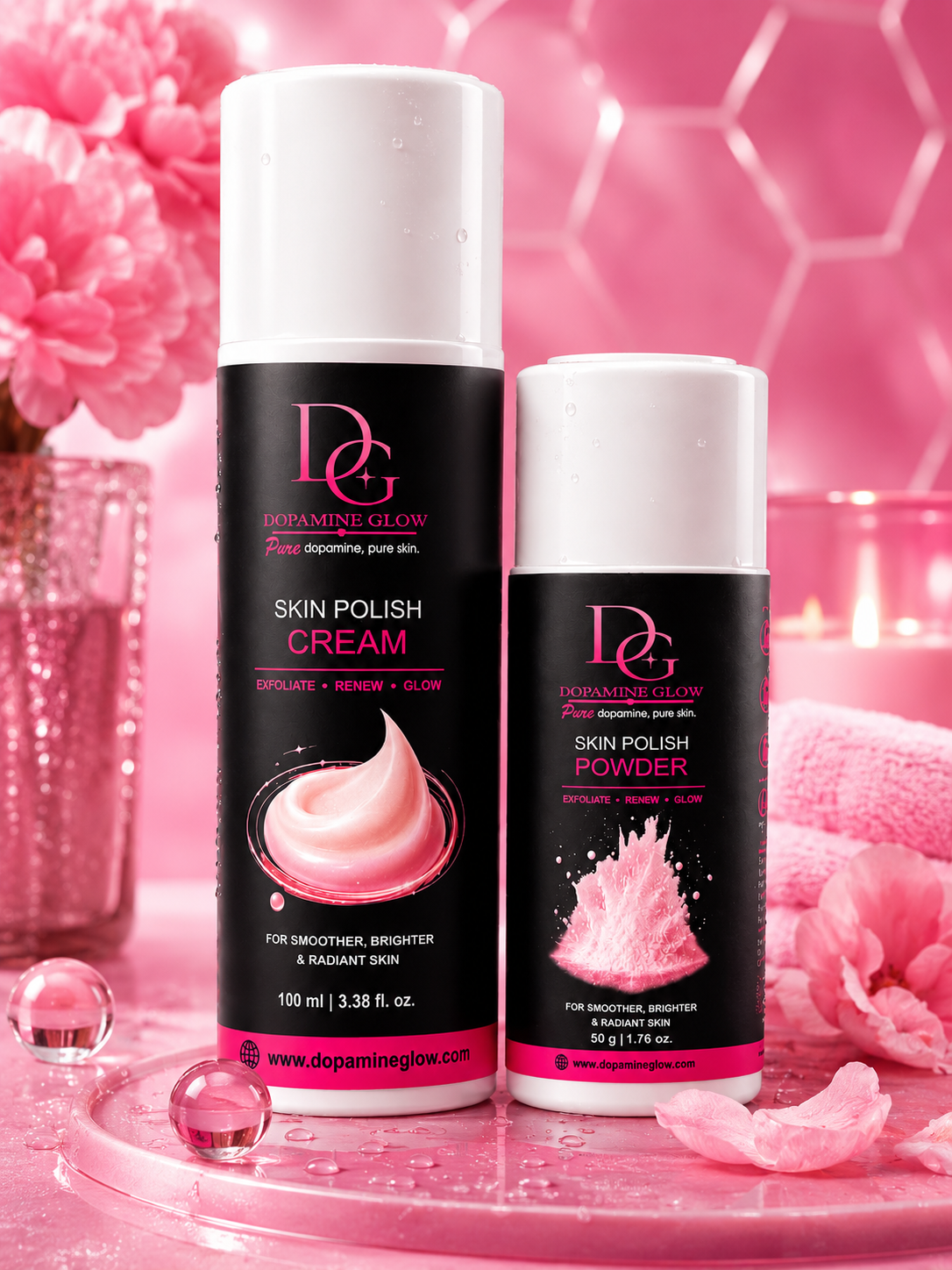 Dopamine Glow Skin Polish Duo